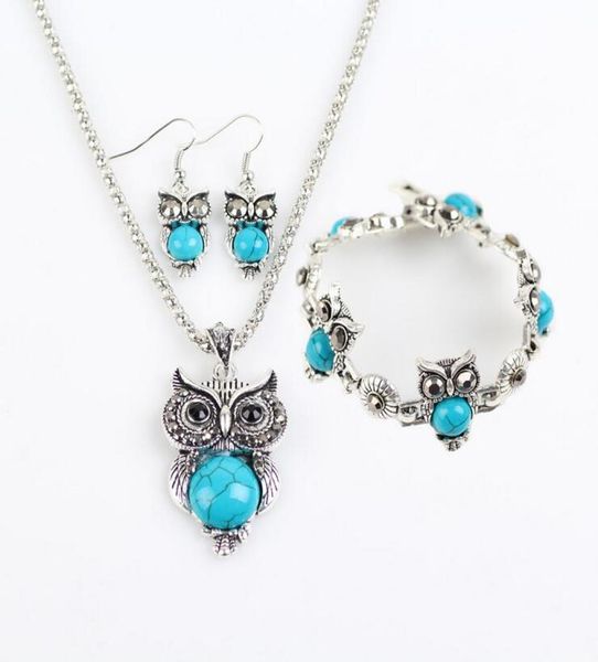 silver jewelry sets turquoise owls earrings pendant necklaces bracelets set for women girl party gift fashion jewelry whole 079636138
silver jewelry sets turquoise owls earrings pendant necklaces bracelets set for women girl party gift fashion jewelry whole 079636138