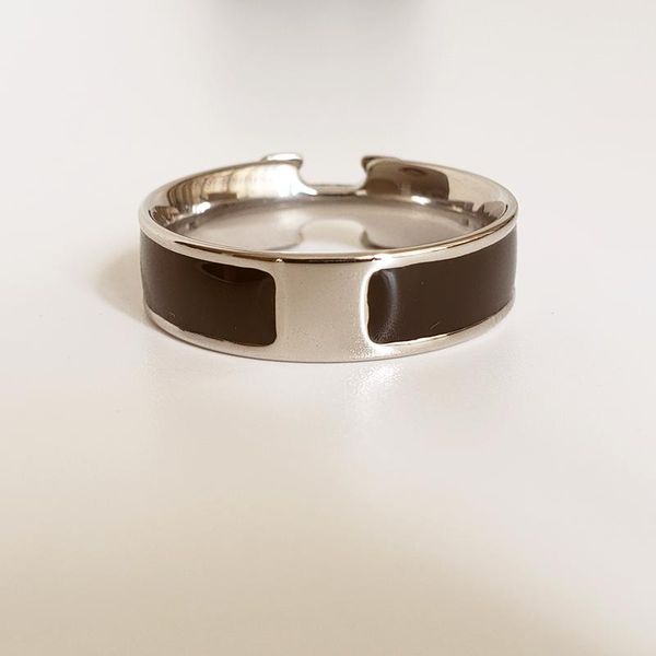 fashionable and exquisite wedding ring rose gold jewelry fashion platinum plated black men and women couple rings modern style band, Silver
fashionable and exquisite wedding ring rose gold jewelry fashion platinum plated black men and women couple rings modern style band, Silver