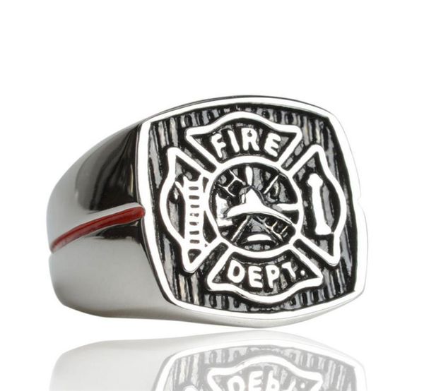 316l stainless steel men039s american fire dept rings united states firefighter man ring new fireman military red l1538600, Golden;silver
316l stainless steel men039s american fire dept rings united states firefighter man ring new fireman military red l1538600, Golden;silver
