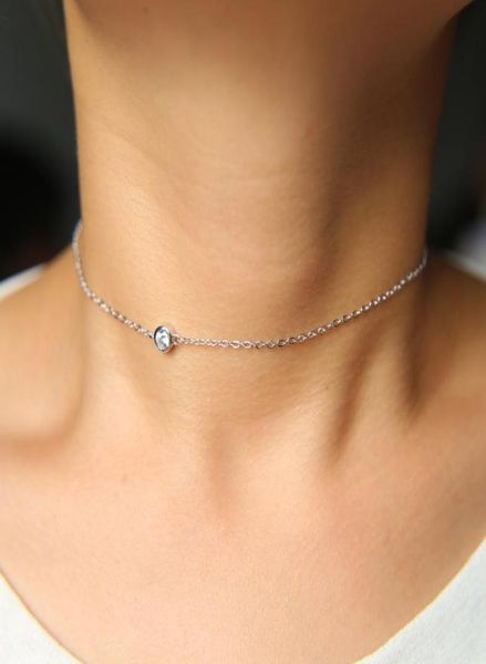 pendant necklaces 4mm sparking round cubic zirconia bezel setting fashion jewelry single stone danity girl chain ne1224162, Silver
pendant necklaces 4mm sparking round cubic zirconia bezel setting fashion jewelry single stone danity girl chain ne1224162, Silver