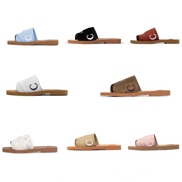 women designer sandals luxury summer woody for mules flat slides light tan beige white black pink lace lettering fabric canvas slippers wome
women designer sandals luxury summer woody for mules flat slides light tan beige white black pink lace lettering fabric canvas slippers wome