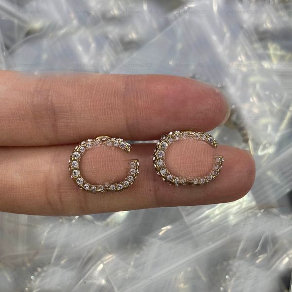 2023 fashion women's gold earrings designer jewelry earrings men's silver earrings double letter earrings luxury earrings fashion, Golden
2023 fashion women's gold earrings designer jewelry earrings men's silver earrings double letter earrings luxury earrings fashion, Golden