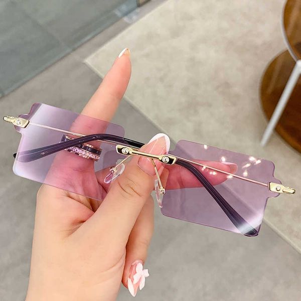 wholesale of sunglasses rimless rectangle sunglasses men women fashion square brand sun glasses male female shades cutting lens ladies uv400, White;black
wholesale of sunglasses rimless rectangle sunglasses men women fashion square brand sun glasses male female shades cutting lens ladies uv400, White;black
