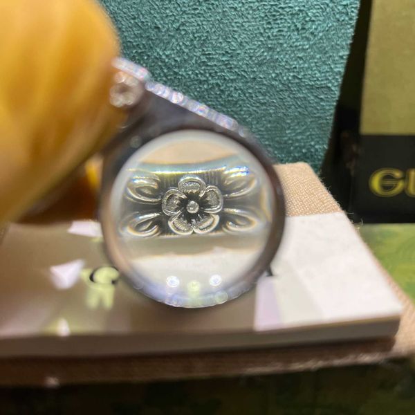 new interlocking double flower ring gift for men and women couples silver old letter
new interlocking double flower ring gift for men and women couples silver old letter