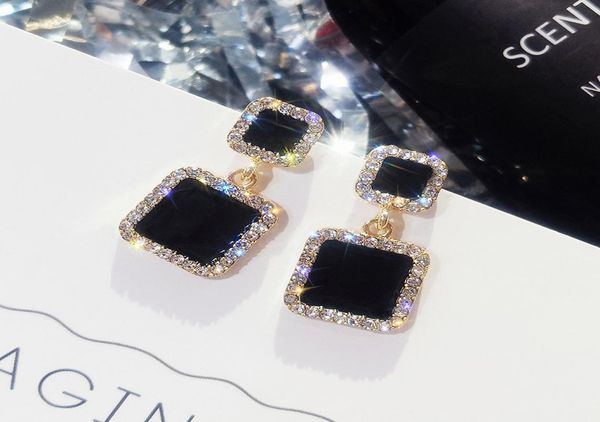 black square geometric dangle drop earrings for women crystal rhinestone statement wedding earring party stud jewelry4642029, Silver
black square geometric dangle drop earrings for women crystal rhinestone statement wedding earring party stud jewelry4642029, Silver