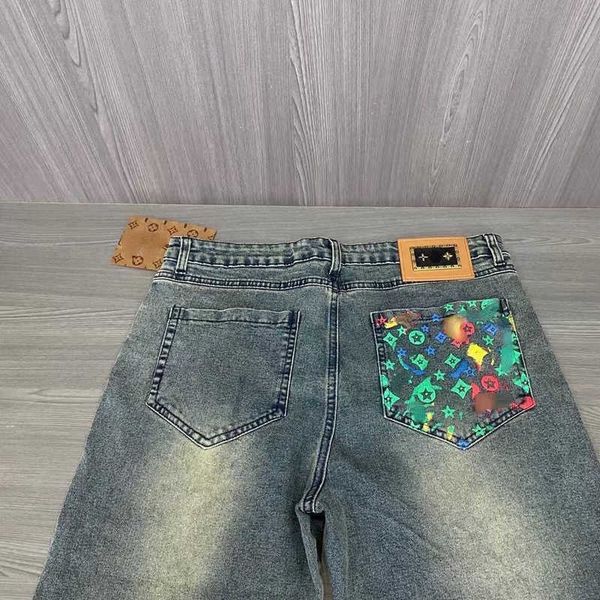 men's jeans designer spring autumn jeans pants rainbow graffiti denim trousers mens stretch slim straight slacks trendy cropped ownj, Blue
men's jeans designer spring autumn jeans pants rainbow graffiti denim trousers mens stretch slim straight slacks trendy cropped ownj, Blue