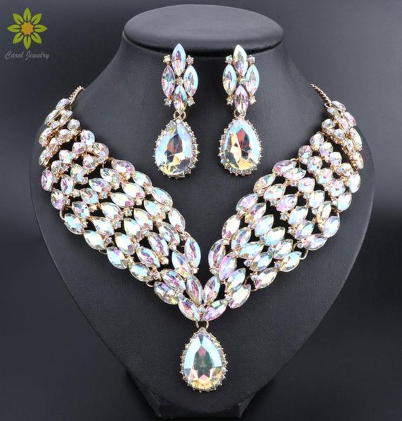 indian jewellery sets ab color crystal bridal jewelry sets rhinestone party wedding costume necklace earrings sets for brides1416691, Silver
indian jewellery sets ab color crystal bridal jewelry sets rhinestone party wedding costume necklace earrings sets for brides1416691, Silver