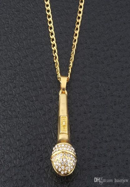 bling bling hip hop jewelry ice out music stereoscopic microphone pendants necklaces plated gold chain necklace4588618, Silver
bling bling hip hop jewelry ice out music stereoscopic microphone pendants necklaces plated gold chain necklace4588618, Silver