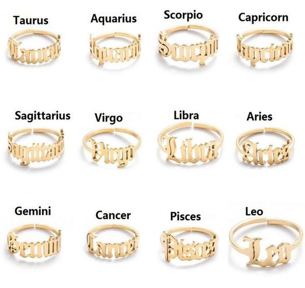 adjustable 12 constellations letter ring for woman opening wedding stainless steel zodiac finger rings birthday jewelry gift4565300, Silver
adjustable 12 constellations letter ring for woman opening wedding stainless steel zodiac finger rings birthday jewelry gift4565300, Silver
