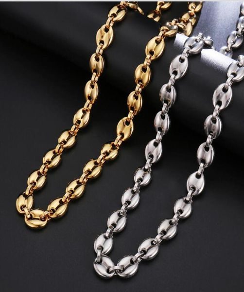 2019 new hip hop width 11mm 60cm stainless steel gold and silver coffee bean chain necklace men039s jewelry2040300
2019 new hip hop width 11mm 60cm stainless steel gold and silver coffee bean chain necklace men039s jewelry2040300