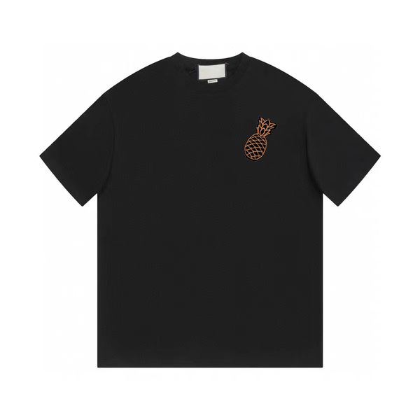 23ss new made in italy woman men's t-shirts high end classic pineapple embroidery tee summer limited beach breathable street fashion ca, White;black
23ss new made in italy woman men's t-shirts high end classic pineapple embroidery tee summer limited beach breathable street fashion ca, White;black