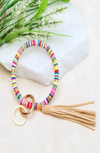 boho key ring bracelet rainbow clay beaded keychains bangles bracelets with velvet suede leather hand large arm bracelets key9712212, Golden;silver
boho key ring bracelet rainbow clay beaded keychains bangles bracelets with velvet suede leather hand large arm bracelets key9712212, Golden;silver