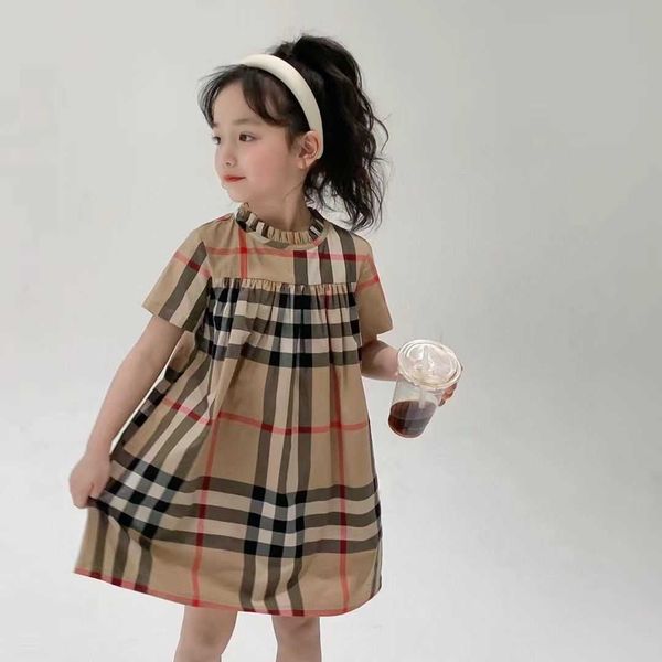 clothing sets girls' checkered dress summer fashionable british short sleeves simple midsize boys', White
clothing sets girls' checkered dress summer fashionable british short sleeves simple midsize boys', White