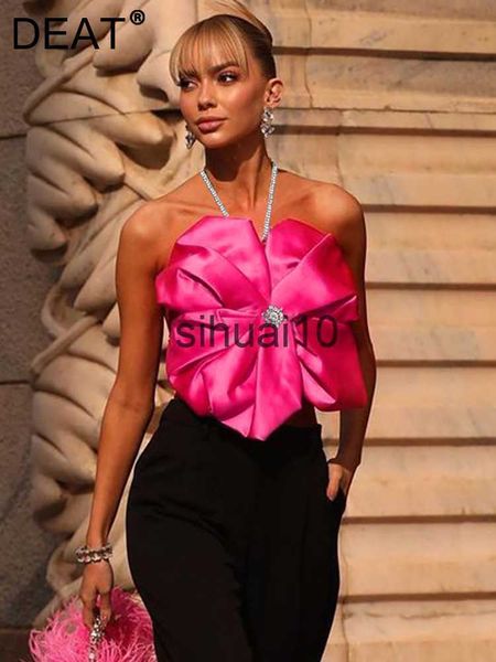 women's t-shirt deat fashion women's short tank camisole stereoscopic flower sleeveless bandage backless pink vest spring 2023 ne, White
women's t-shirt deat fashion women's short tank camisole stereoscopic flower sleeveless bandage backless pink vest spring 2023 ne, White