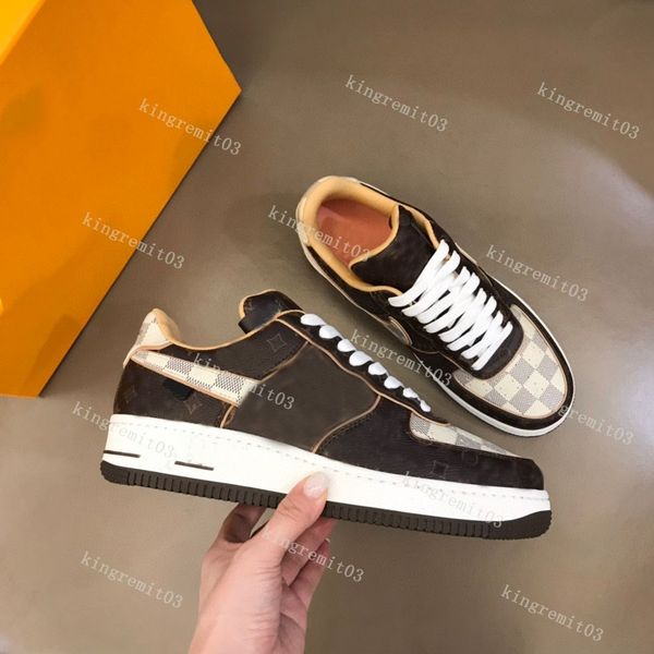 designer shoes vintage trainer men skate shoes leather casual shoe classic calfskin sneakers combination fashion sneaker print shoes, Black
designer shoes vintage trainer men skate shoes leather casual shoe classic calfskin sneakers combination fashion sneaker print shoes, Black
