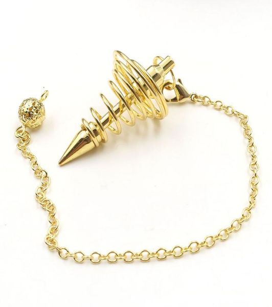 whole 10 pcs spiral spring pendant many colors metal pyramid pendulum for scrying link chain charm jewelry4461832, Silver
whole 10 pcs spiral spring pendant many colors metal pyramid pendulum for scrying link chain charm jewelry4461832, Silver