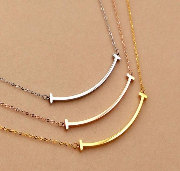 korean smile t letter necklace fashion wild titanium steel rose female ornaments clavicle chain7375207, Silver
korean smile t letter necklace fashion wild titanium steel rose female ornaments clavicle chain7375207, Silver