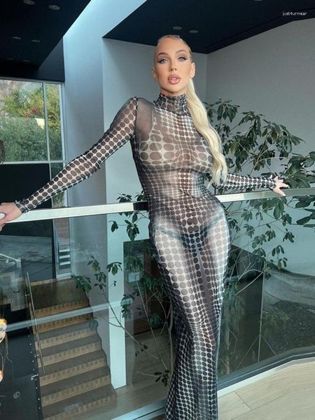 3d polka dot print mesh sheer maxi dress party clubwear outfits see through long sleeve bodycon dresses, Black;gray
3d polka dot print mesh sheer maxi dress party clubwear outfits see through long sleeve bodycon dresses, Black;gray