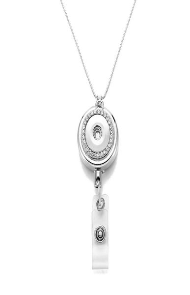 033 fit 18mm snap button retractable pull badge reel id lanyard name tag card badge holder reels key ring chain clips necklace4800505, Silver
033 fit 18mm snap button retractable pull badge reel id lanyard name tag card badge holder reels key ring chain clips necklace4800505, Silver