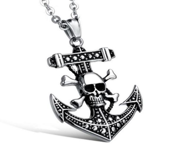 gothic punk skull pirate ships anchor necklace pendant fashion copper chain titanium steel chains choker hip hop accessories gift7037584, Silver
gothic punk skull pirate ships anchor necklace pendant fashion copper chain titanium steel chains choker hip hop accessories gift7037584, Silver