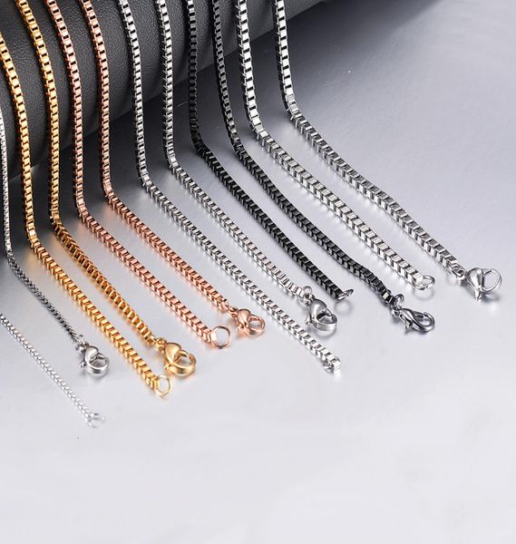 2mm25mm3mm 1pc width stainless steel box chain necklace diy jewelry making men women jy4d6089964, Silver
2mm25mm3mm 1pc width stainless steel box chain necklace diy jewelry making men women jy4d6089964, Silver