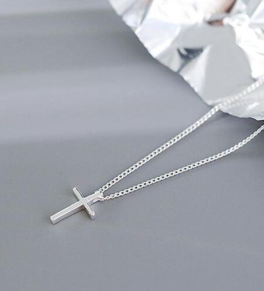 woman 925 sterling silver cross necklace simple temperament gothic cool girl pendants necklaces statement collar women boutique je3293963
woman 925 sterling silver cross necklace simple temperament gothic cool girl pendants necklaces statement collar women boutique je3293963