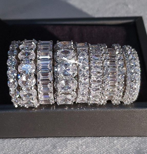 luxury designer 925 sterling silver crystal band ring princess cut white cubic zircon diamond never fade classic promise wedding b9821124
luxury designer 925 sterling silver crystal band ring princess cut white cubic zircon diamond never fade classic promise wedding b9821124