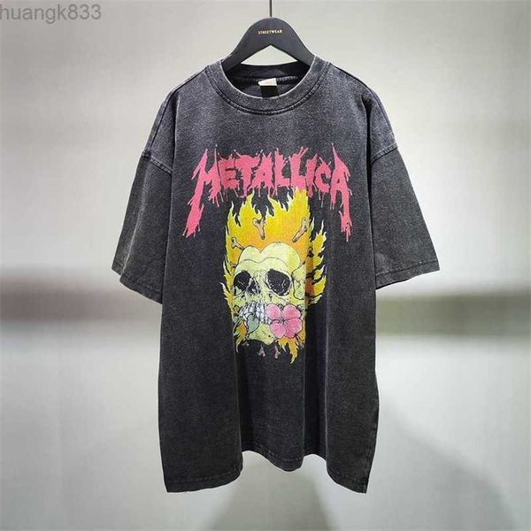 summer new skull demon print short sleeve rock hip hop old men's oversize t-shirt, White;black
summer new skull demon print short sleeve rock hip hop old men's oversize t-shirt, White;black