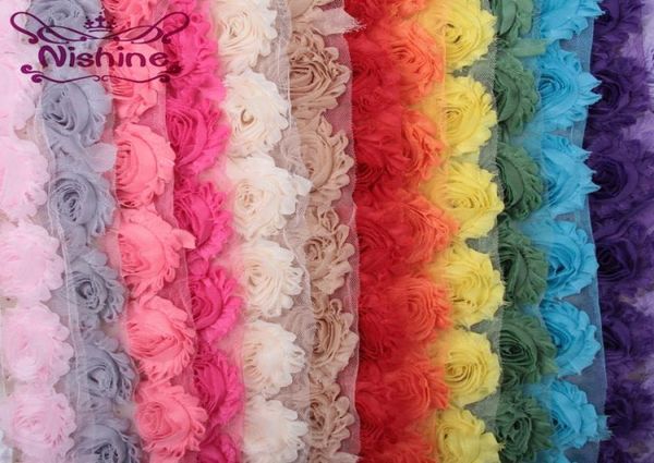 nishine 15colors 1 yards chic shabby chiffon flowers for children hair accessories 3d fabric flowers for diy baby headbands4963674, Slivery;white
nishine 15colors 1 yards chic shabby chiffon flowers for children hair accessories 3d fabric flowers for diy baby headbands4963674, Slivery;white