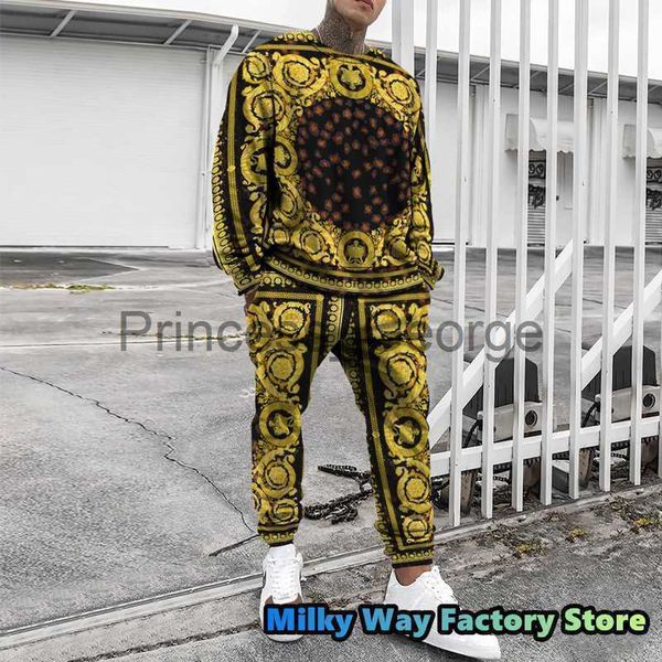men's tracksuits spring autumn men's luxury tracksuit fashion long sleeve tshirt trousers set male suit vintage streetwear clothin, Gray
men's tracksuits spring autumn men's luxury tracksuit fashion long sleeve tshirt trousers set male suit vintage streetwear clothin, Gray