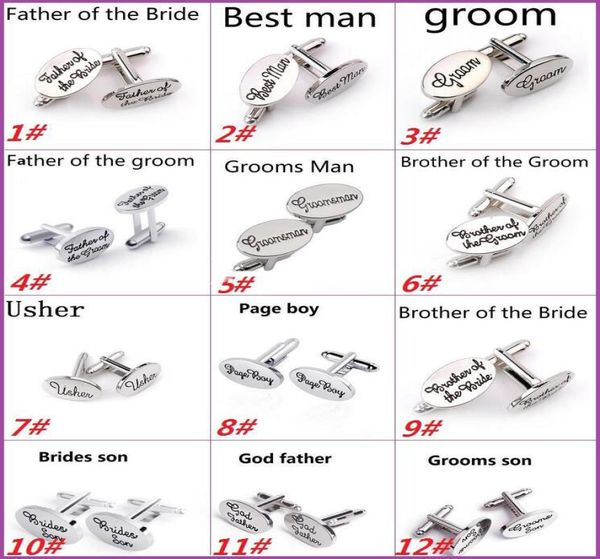 mens wedding cufflinks oval shirt cuff link clips mangrooms groomsman usher page boy letters cufflinks gift accessorie4961123, Silver
mens wedding cufflinks oval shirt cuff link clips mangrooms groomsman usher page boy letters cufflinks gift accessorie4961123, Silver