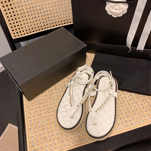 designer heel toe clip chain sandals woman slipper wear rubber film hemp rope woven midsole designers sandal flat platform heel summer slipp, Black
designer heel toe clip chain sandals woman slipper wear rubber film hemp rope woven midsole designers sandal flat platform heel summer slipp, Black