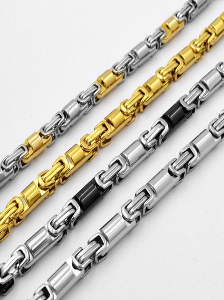 sunnerlees fashion jewelry stainless steel necklace 6mm geometric byzantine link chain silver gold black men women gift sc136 n8905379 
sunnerlees fashion jewelry stainless steel necklace 6mm geometric byzantine link chain silver gold black men women gift sc136 n8905379