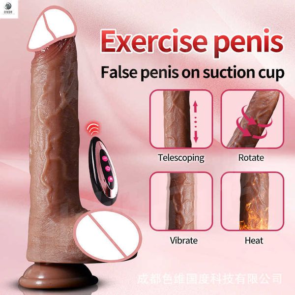 special electric simulation telescopic swing strong shock heating female products