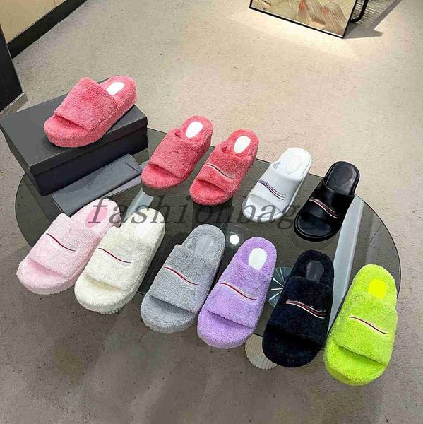 designer women slippers woolen slipper wear fur one piece lamb wool warm comfortable fashion color scheme new autumn winter shoe, Black
designer women slippers woolen slipper wear fur one piece lamb wool warm comfortable fashion color scheme new autumn winter shoe, Black
