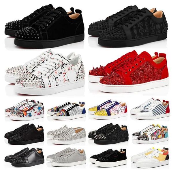 luxury designer casual shoes for sale red sole low flat spikes flats black blue suede silver diamond men women prom wedding shoe sneakers w
luxury designer casual shoes for sale red sole low flat spikes flats black blue suede silver diamond men women prom wedding shoe sneakers w