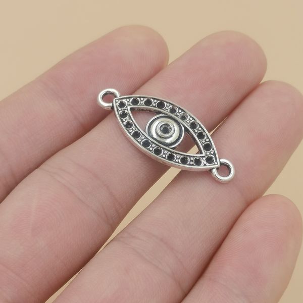 100pcs alloy eye charms evil eye connector charms evil eye link charms for diy jewelry necklace bracelet crafts making a-046, Silver
100pcs alloy eye charms evil eye connector charms evil eye link charms for diy jewelry necklace bracelet crafts making a-046, Silver