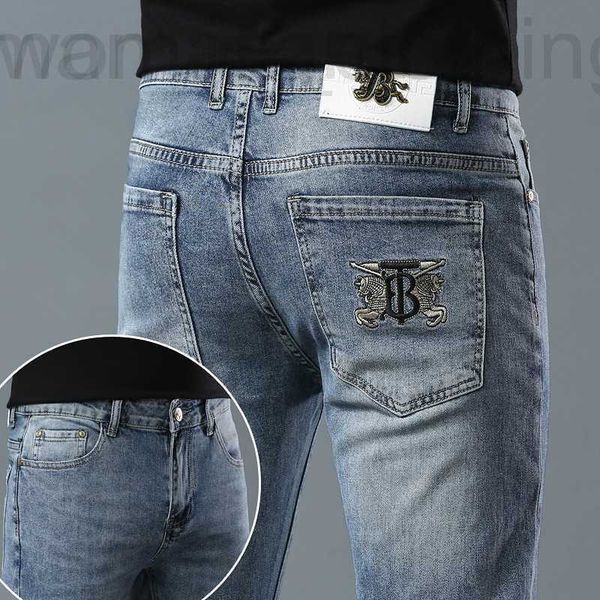 men's jeans designer designer spring and summer new jeans men's light luxury korean version thin elastic small foot slimming brand, Blue
men's jeans designer designer spring and summer new jeans men's light luxury korean version thin elastic small foot slimming brand, Blue