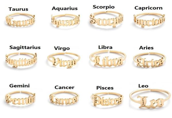 adjustable stainless steel rings 12 constellations letter ring for woman opening wedding zodiac finger ring birthday jewelry gift8134218, Silver
adjustable stainless steel rings 12 constellations letter ring for woman opening wedding zodiac finger ring birthday jewelry gift8134218, Silver