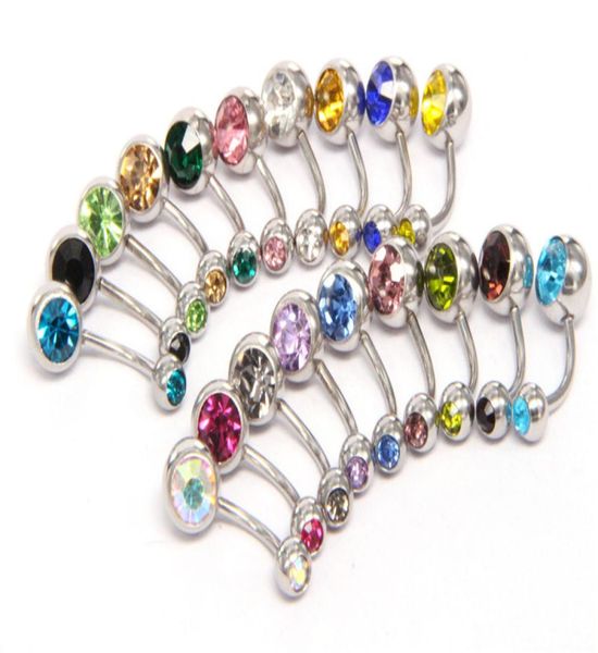 new 316l surgical steel navel rings crystal rhinestone belly button navel bar ring body jewelry piercing wcw6407651131, Silver
new 316l surgical steel navel rings crystal rhinestone belly button navel bar ring body jewelry piercing wcw6407651131, Silver