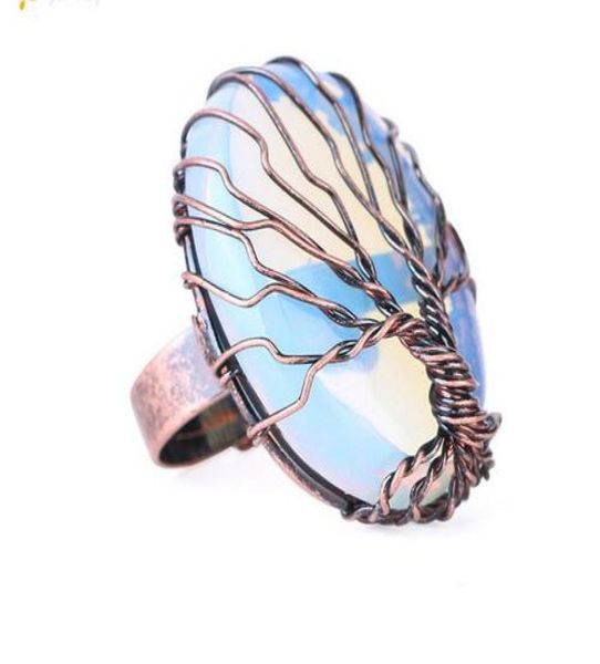 antique rings for women vintage finger jewelry egg shape natural stone bead wire wrapped tree of life adjustable ring5295668, Silver
antique rings for women vintage finger jewelry egg shape natural stone bead wire wrapped tree of life adjustable ring5295668, Silver