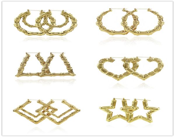 jewelry multiple shapes ethnic large vintage europe and america gold rose gold plated bamboo hoop earrings for women 14 styles dhl6507226, Golden;silver
jewelry multiple shapes ethnic large vintage europe and america gold rose gold plated bamboo hoop earrings for women 14 styles dhl6507226, Golden;silver