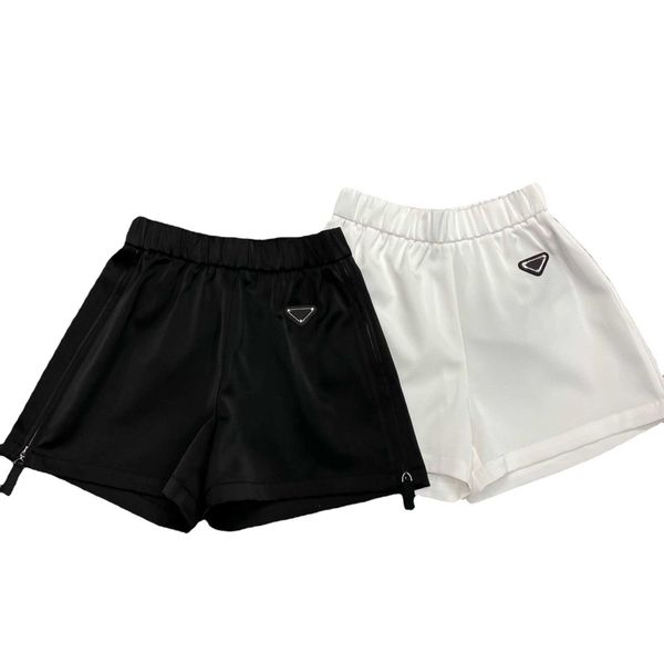 metal triangle zipper split black short sleeve 23 summer simple versatile slim high waist casual 3/4 pants for women, White;black
metal triangle zipper split black short sleeve 23 summer simple versatile slim high waist casual 3/4 pants for women, White;black