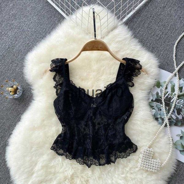 women's t-shirt lace for womens crop women solid color tank off shoulder sleeveless camis for women summer omighty ins j230627, White
women's t-shirt lace for womens crop women solid color tank off shoulder sleeveless camis for women summer omighty ins j230627, White