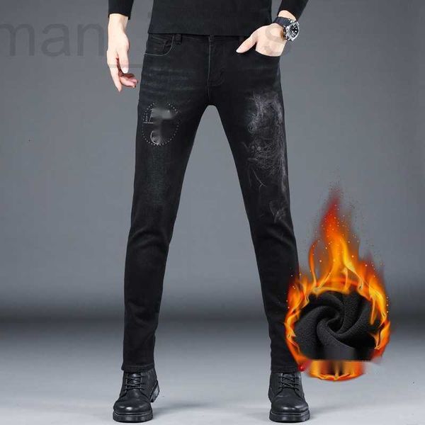 men's jeans designer 2022 winter fashion brand embroidered black personalized perforated elastic slim fit casual pants 14t2, Blue
men's jeans designer 2022 winter fashion brand embroidered black personalized perforated elastic slim fit casual pants 14t2, Blue