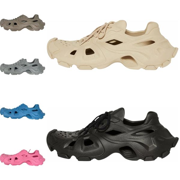 2023 designer hd lace-up shoes men women holes foam rubber waterproof low-outdoor paris fashion sandals size 35-46, Black
2023 designer hd lace-up shoes men women holes foam rubber waterproof low-outdoor paris fashion sandals size 35-46, Black