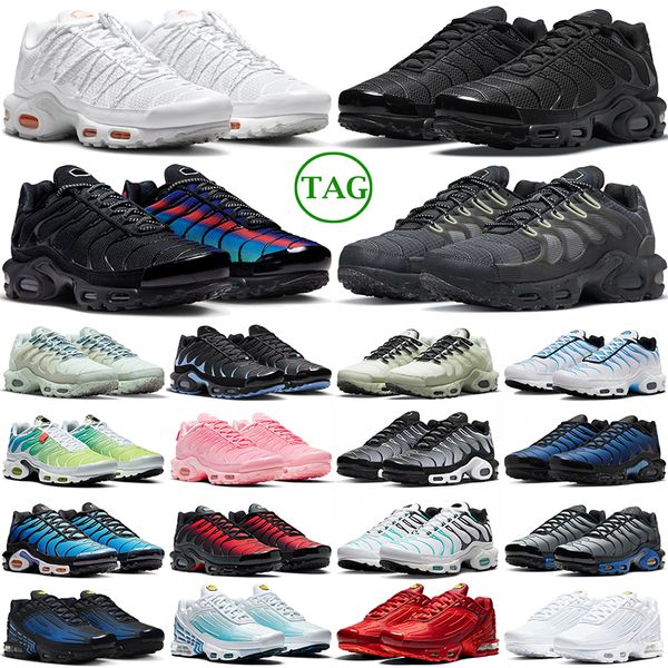 2023 tn plus 3 terrascape men women running shoes tns utility triple black clean white berlin atlanta hyper university blue mens trainers sp
2023 tn plus 3 terrascape men women running shoes tns utility triple black clean white berlin atlanta hyper university blue mens trainers sp