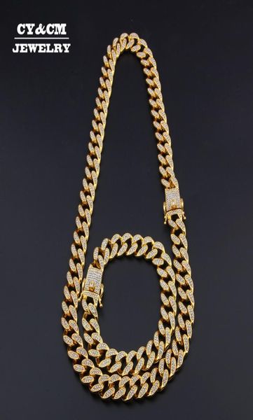 heavy miami cuban link chain bracelet necklace set gold silver plated choker men039s hip hop full rhinestones women punk neckla1535361
heavy miami cuban link chain bracelet necklace set gold silver plated choker men039s hip hop full rhinestones women punk neckla1535361