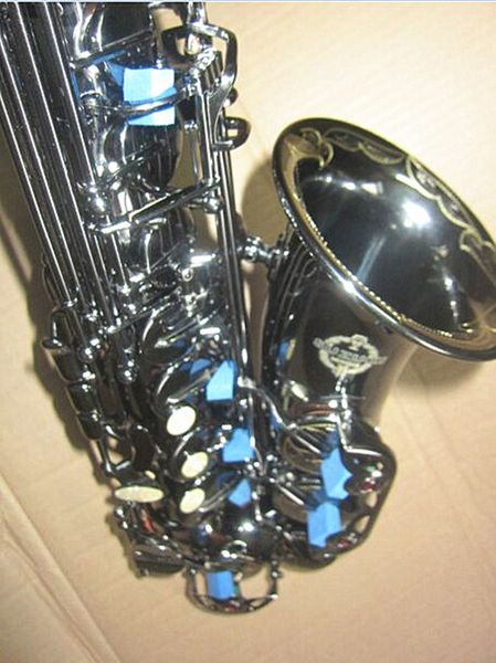 alto saxophone professional musical instruments suzuki e flat black nickel plated surface sax with case mouthpiece
alto saxophone professional musical instruments suzuki e flat black nickel plated surface sax with case mouthpiece