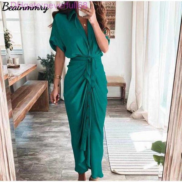 dresses casual women summer elegant button ruched bandage shirt dress fashion short sleeve solid v neck beach maxi, Black;gray
dresses casual women summer elegant button ruched bandage shirt dress fashion short sleeve solid v neck beach maxi, Black;gray
